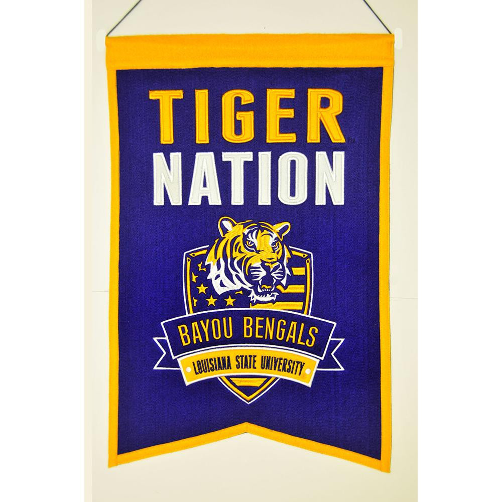 Lsu Tigers Ncaa "nations" Banner (15"x20")