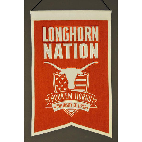 Texas Longhorns Ncaa "nations" Banner (15"x20")