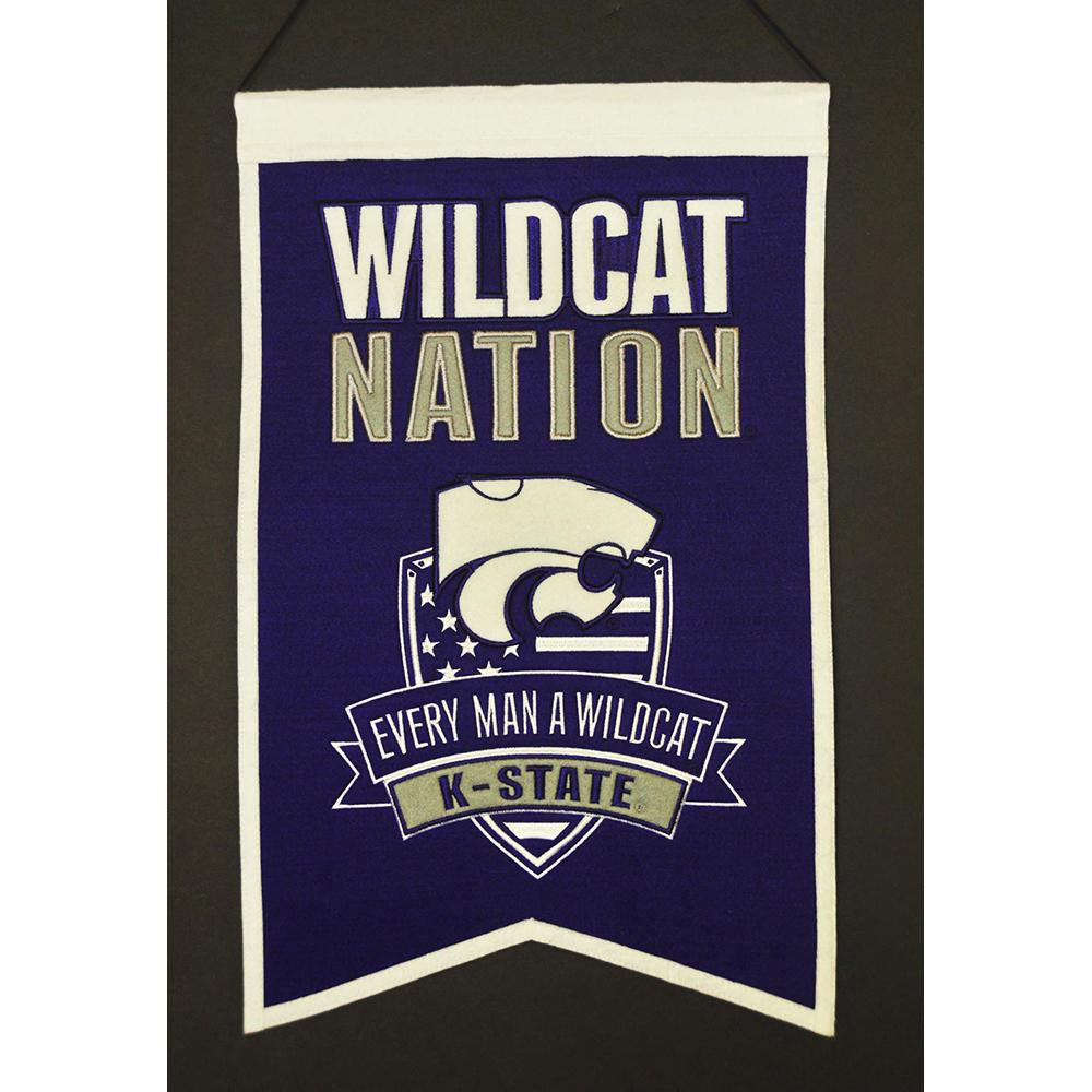 Kansas State Wildcats Ncaa "nations" Banner (15"x20")