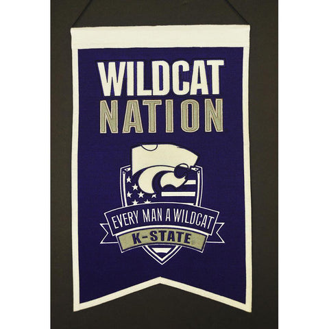 Kansas State Wildcats Ncaa "nations" Banner (15"x20")