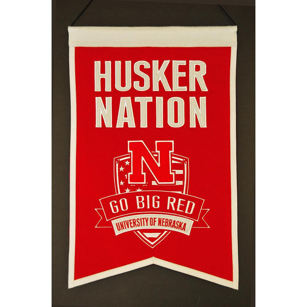 Nebraska Cornhuskers Ncaa "nations" Banner (15"x20")