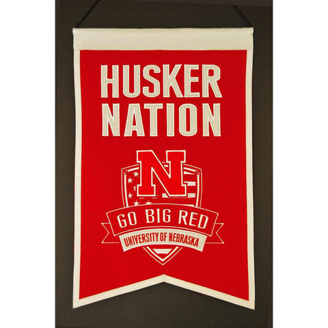 Nebraska Cornhuskers Ncaa "nations" Banner (15"x20")