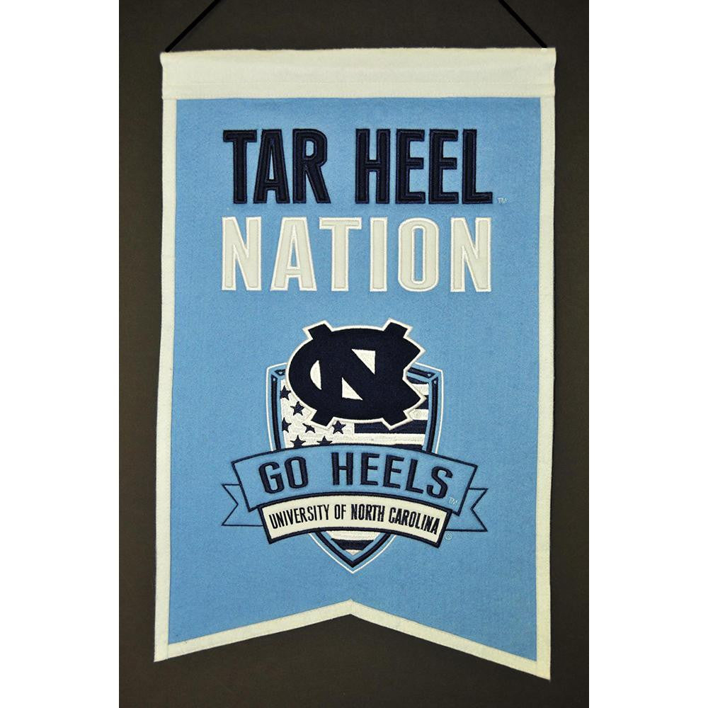 North Carolina Tar Heels Ncaa "nations" Banner (15"x20")