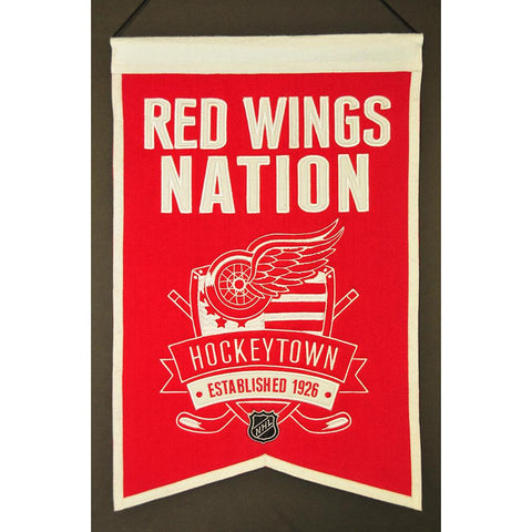 Detroit Red Wings NHL Nations Banner (15x20)