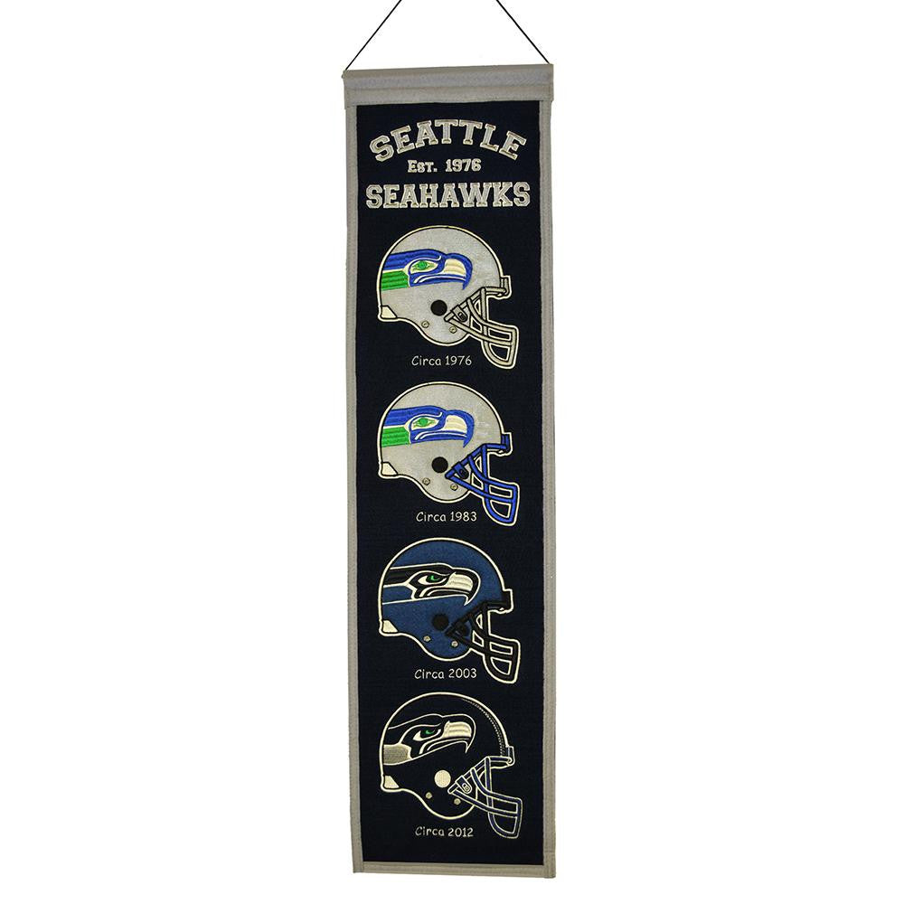 Seattle Seahawks NFL Heritage Banner (8x32)