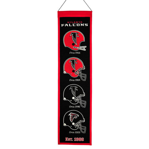Atlanta Falcons NFL Heritage Banner (8x32)