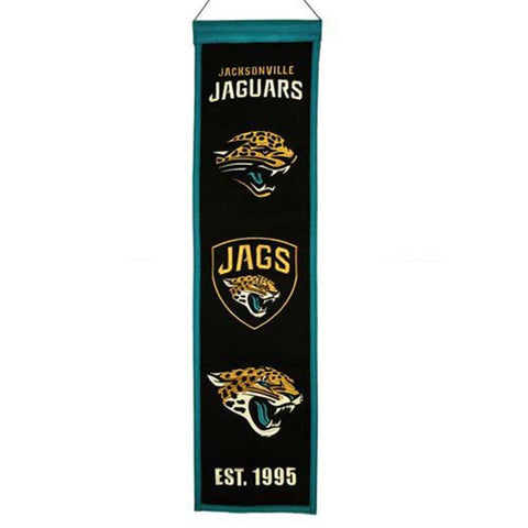 Jacksonville Jaguars NFL Heritage Banner (8x32)