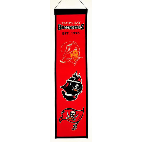 Tampa Bay Buccaneers NFL Heritage Banner (8x32)