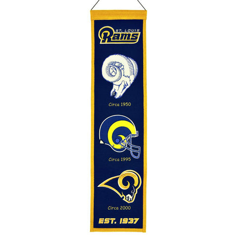 St. Louis Rams NFL Heritage Banner (8x32)