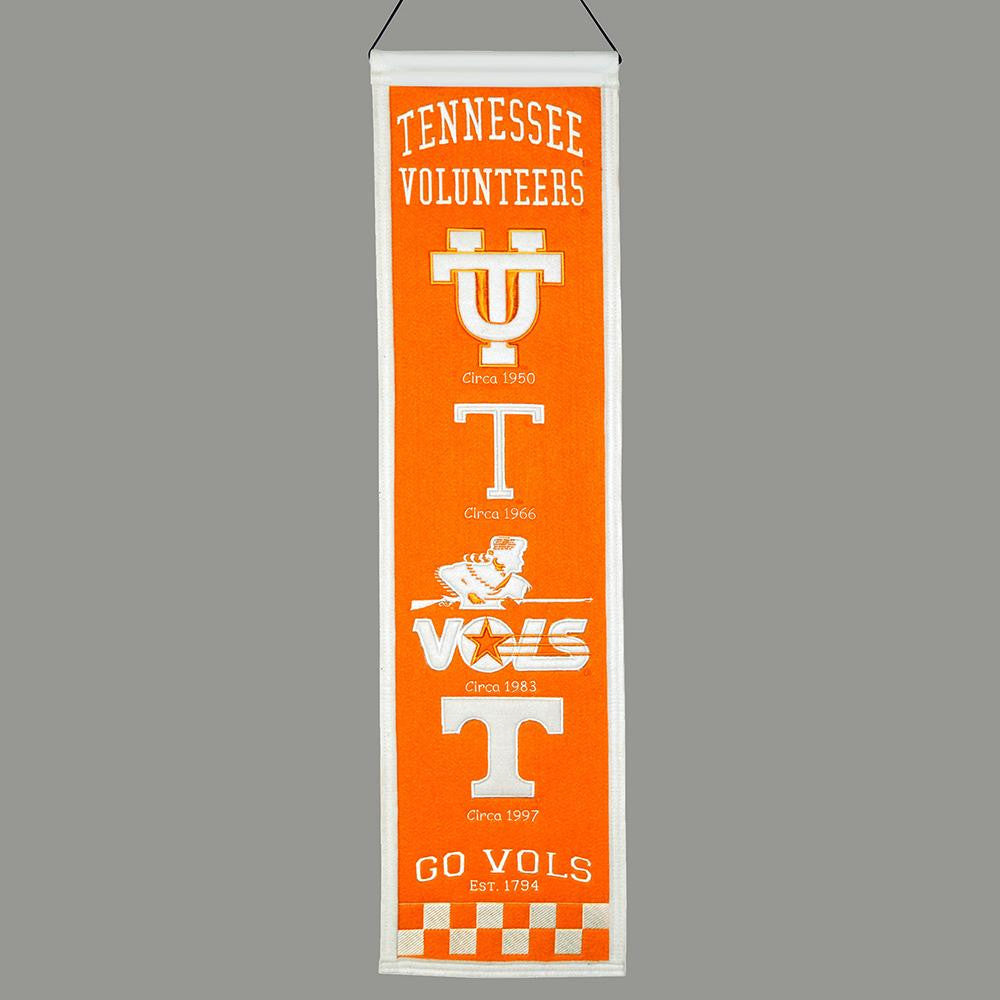 Tennessee Volunteers Ncaa "heritage" Banner (8"x32")