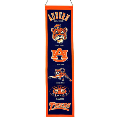 Auburn Tigers Ncaa "heritage" Banner (8"x32")