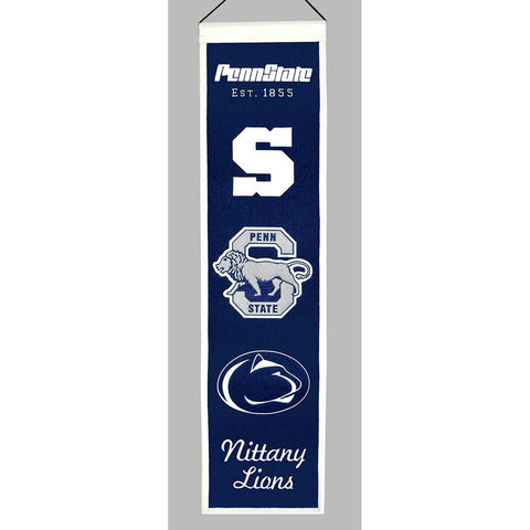 Penn State Nittany Lions Ncaa "heritage" Banner (8"x32")