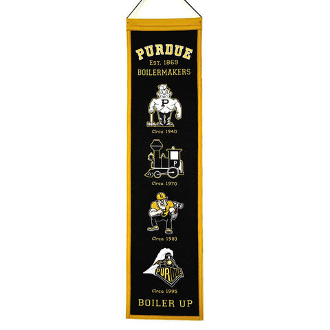 Purdue Boilermakers Ncaa "heritage" Banner (8"x32")