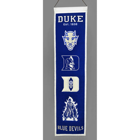 Duke Blue Devils Ncaa "heritage" Banner (8"x32")