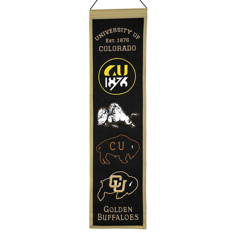 Colorado Golden Buffaloes Ncaa "heritage" Banner (8"x32")
