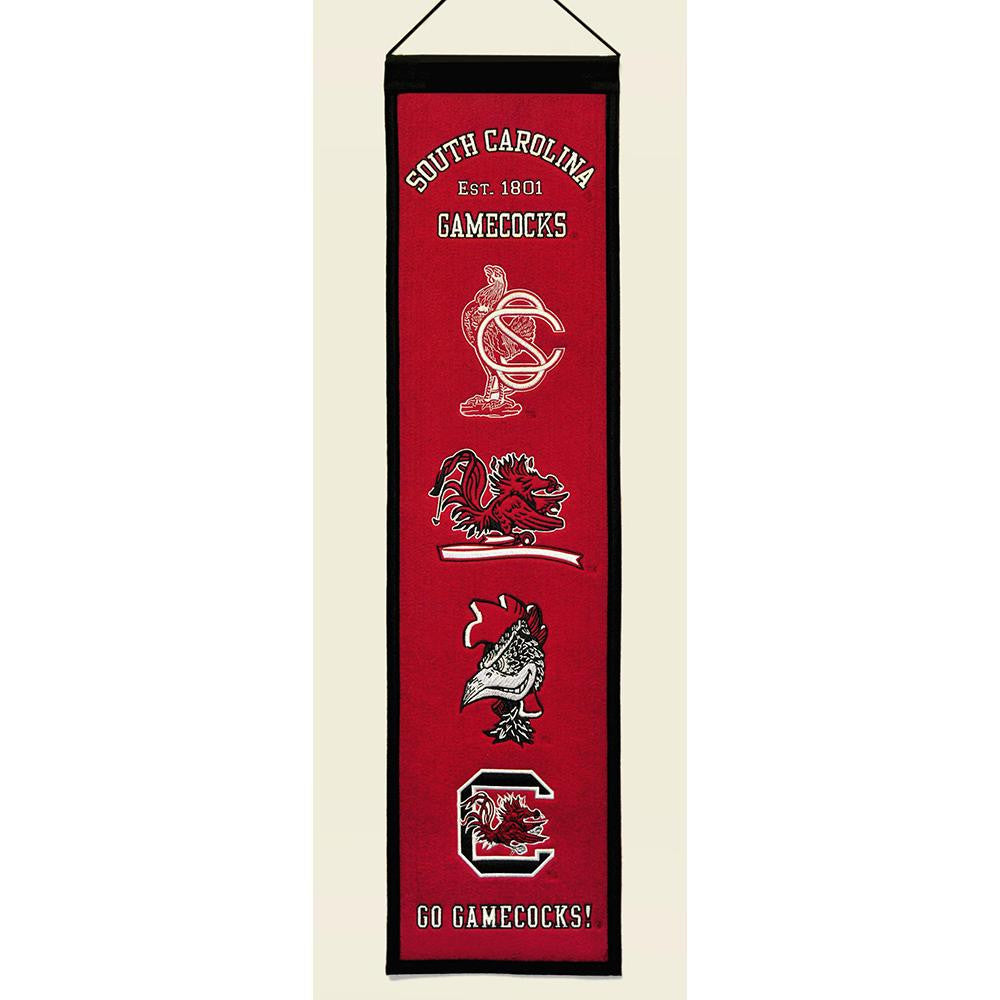 South Carolina Gamecocks Ncaa "heritage" Banner (8"x32")