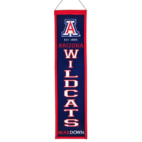 Arizona Wildcats Ncaa "heritage" Banner (8"x32")