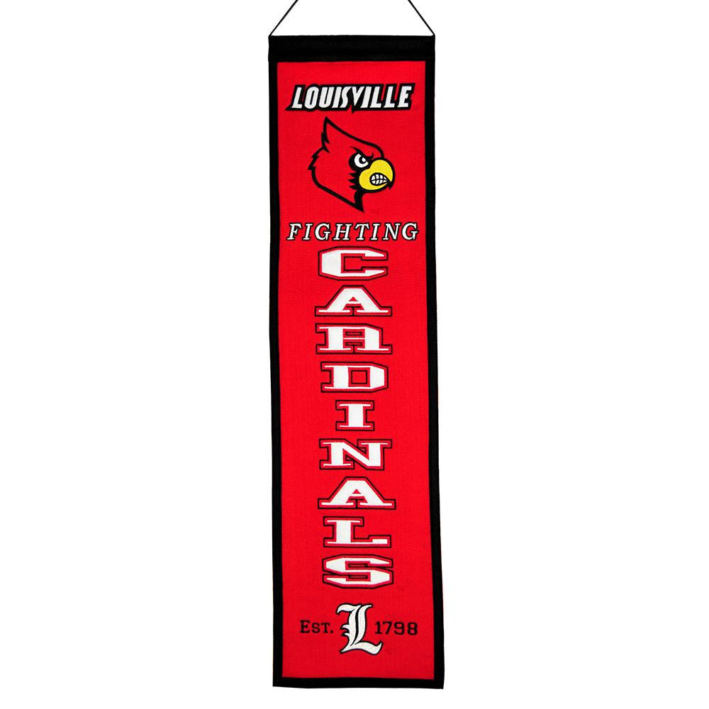 Louisville Cardinals Ncaa "heritage" Banner (8"x32")