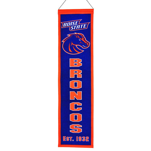 Boise State Broncos Ncaa "heritage" Banner (8"x32")