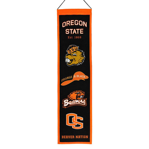 Oregon State Beavers Ncaa "heritage" Banner (8"x32")