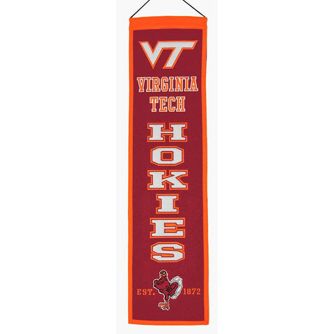 Virginia Tech Hokies Ncaa "heritage" Banner (8"x32")