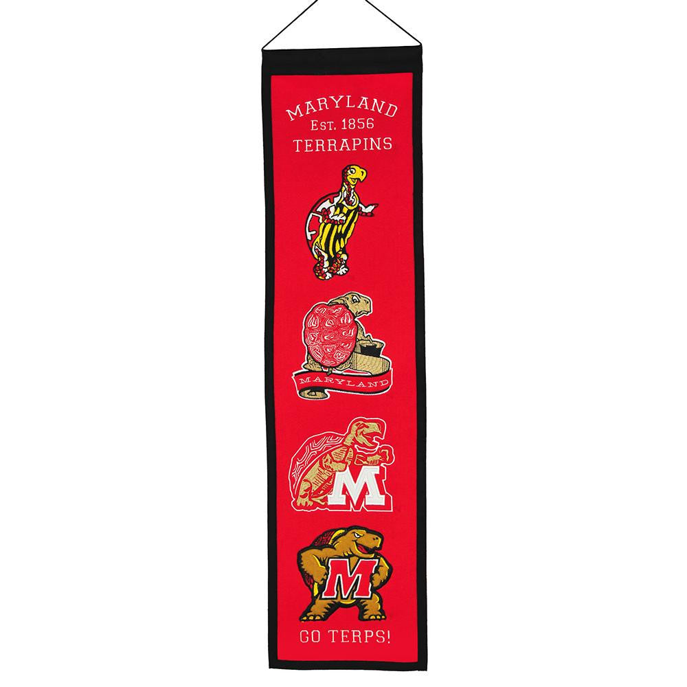 Maryland Terps Ncaa "heritage" Banner (8"x32")