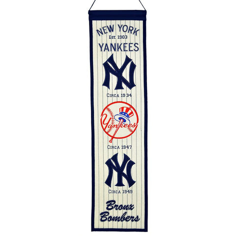 New York Yankees MLB Heritage Banner (8x32)