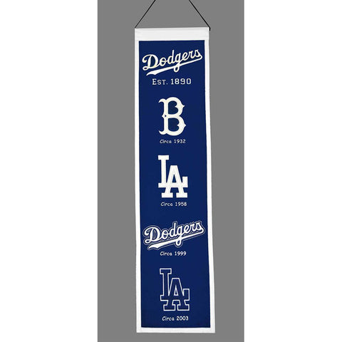 Los Angeles Dodgers MLB Heritage Banner (8x32)