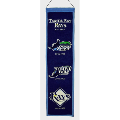 Tampa Bay Rays MLB Heritage Banner (8x32)