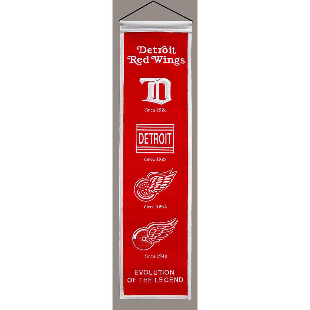 Detroit Red WIngs NHL Heritage Banner (8x32)