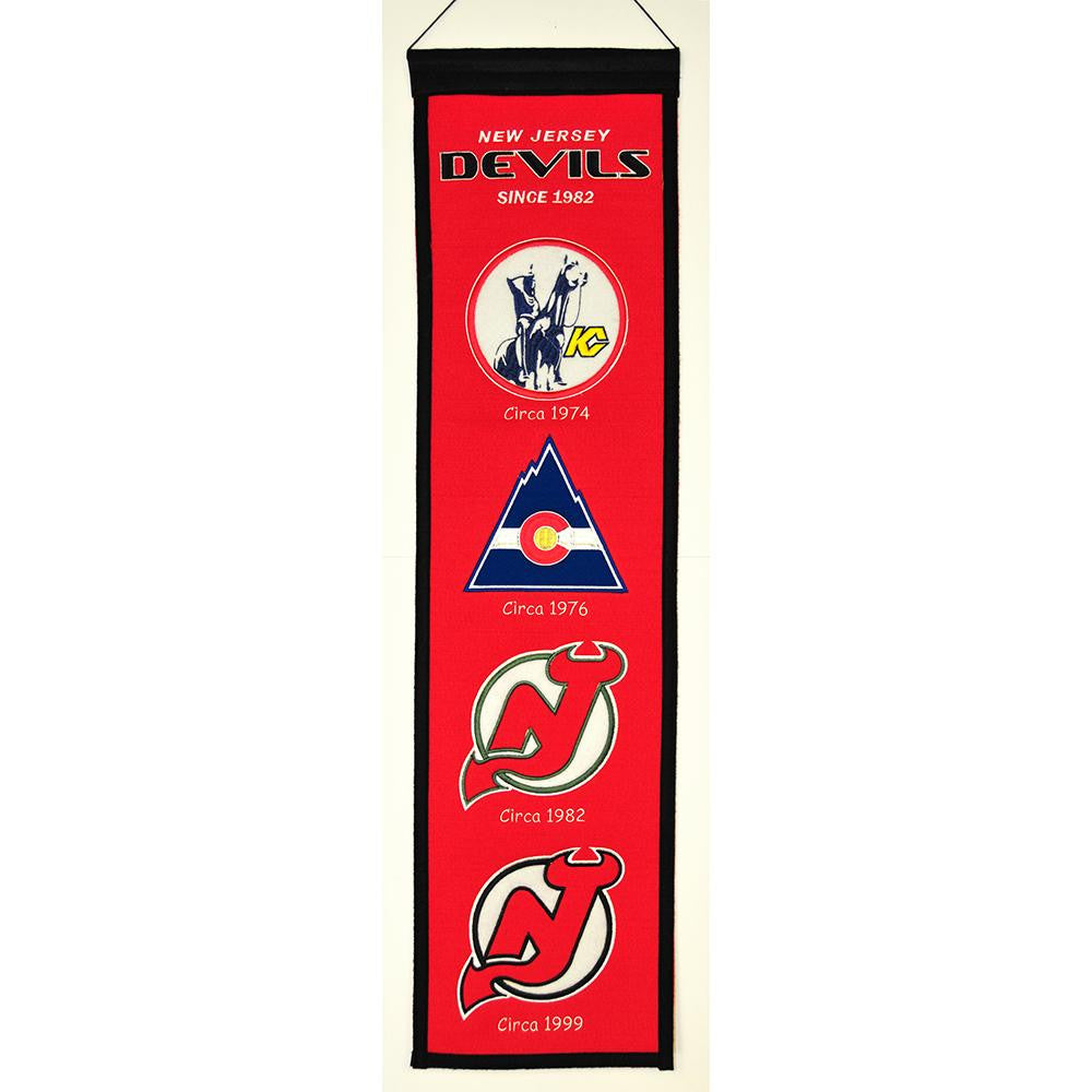 New Jersey Devils NHL Heritage Banner (8x32)