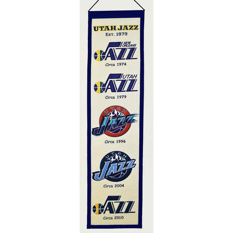 Utah Jazz NBA Heritage Banner (8x32)