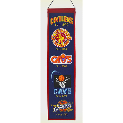 Cleveland Cavaliers NBA Heritage Banner (8x32)