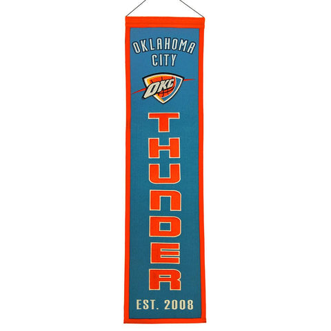 Oklahoma City Thunder NBA Heritage Banner (8x32)