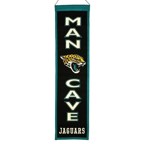 Jacksonville Jaguars NFL Man Cave Vertical Banner (8 x 32)