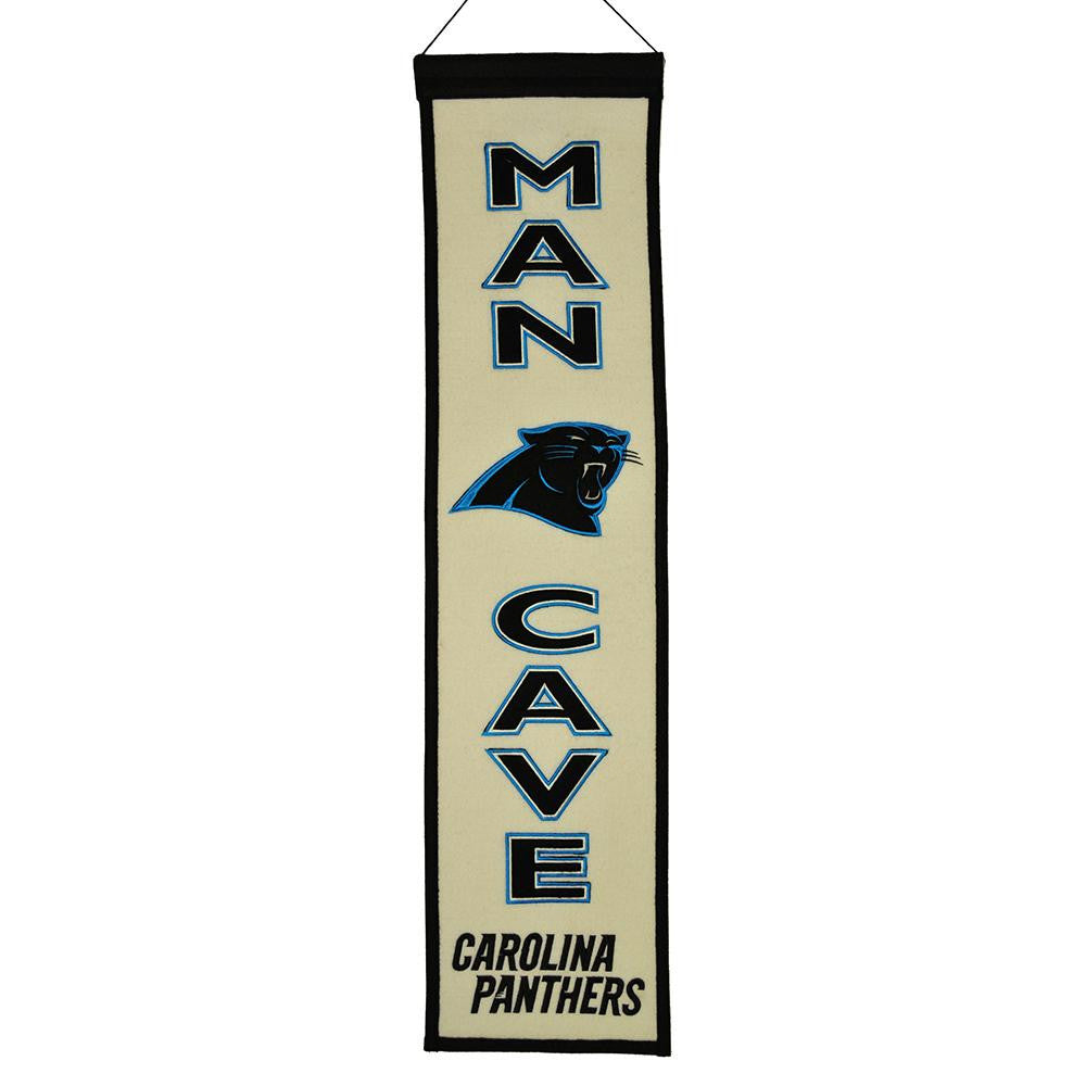 Carolina Panthers NFL Man Cave Vertical Banner (8 x 32)