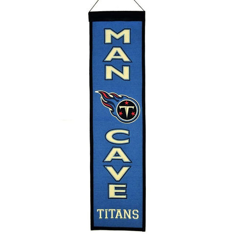 Tennessee Titans NFL Man Cave Vertical Banner (8 x 32)
