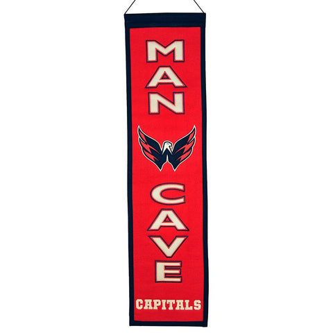 Washington Capitals NHL Man Cave Vertical Banner (8 x 32)