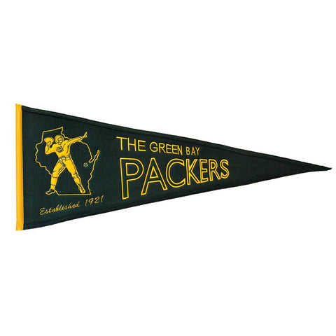 Green Bay Packers NFL Throwback Pennant (13x32)