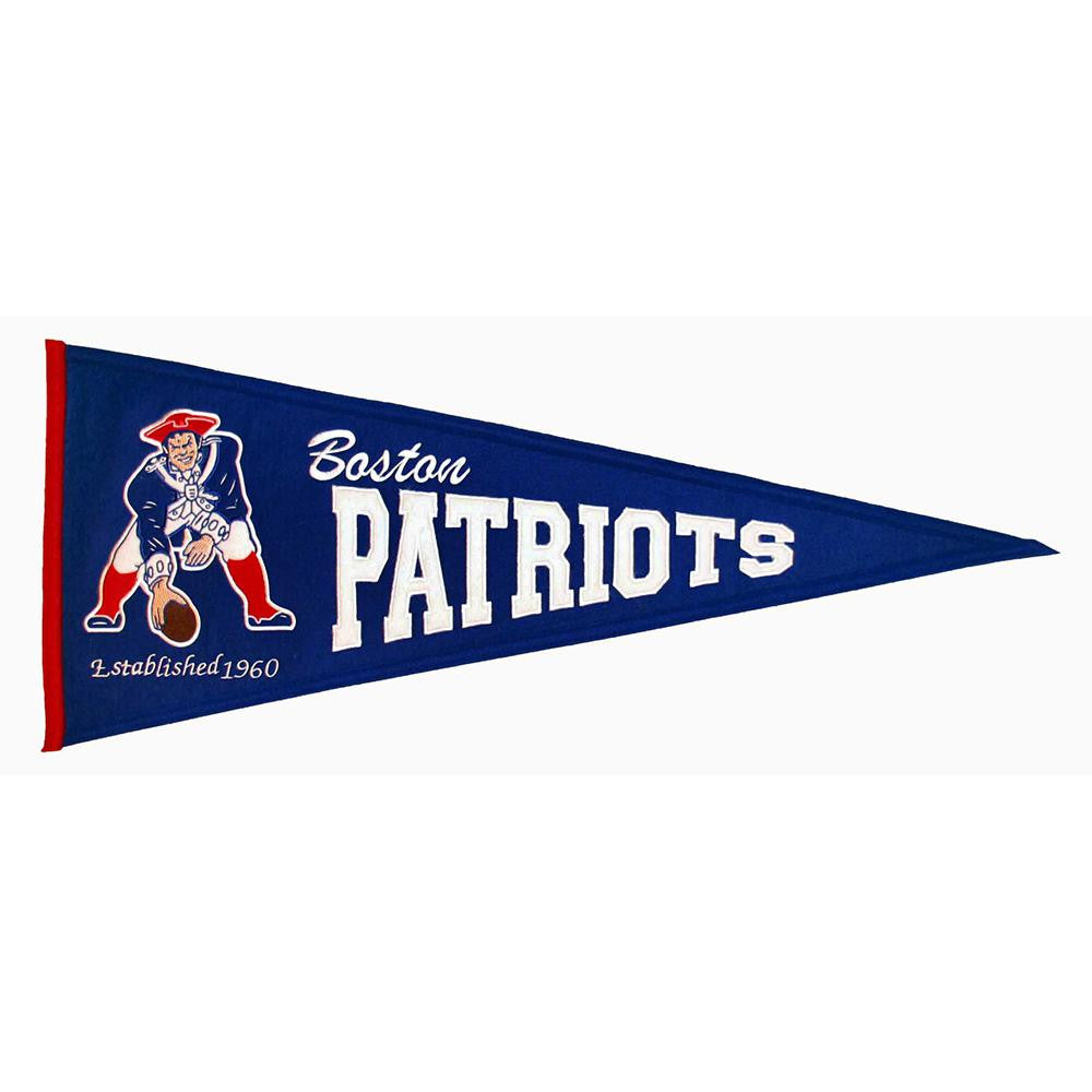 New England Patriots NFL Throwback Pennant (13x32)