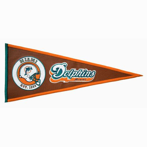 Miami Dolphins NFL Pigskin Traditions Pennant (13x32)