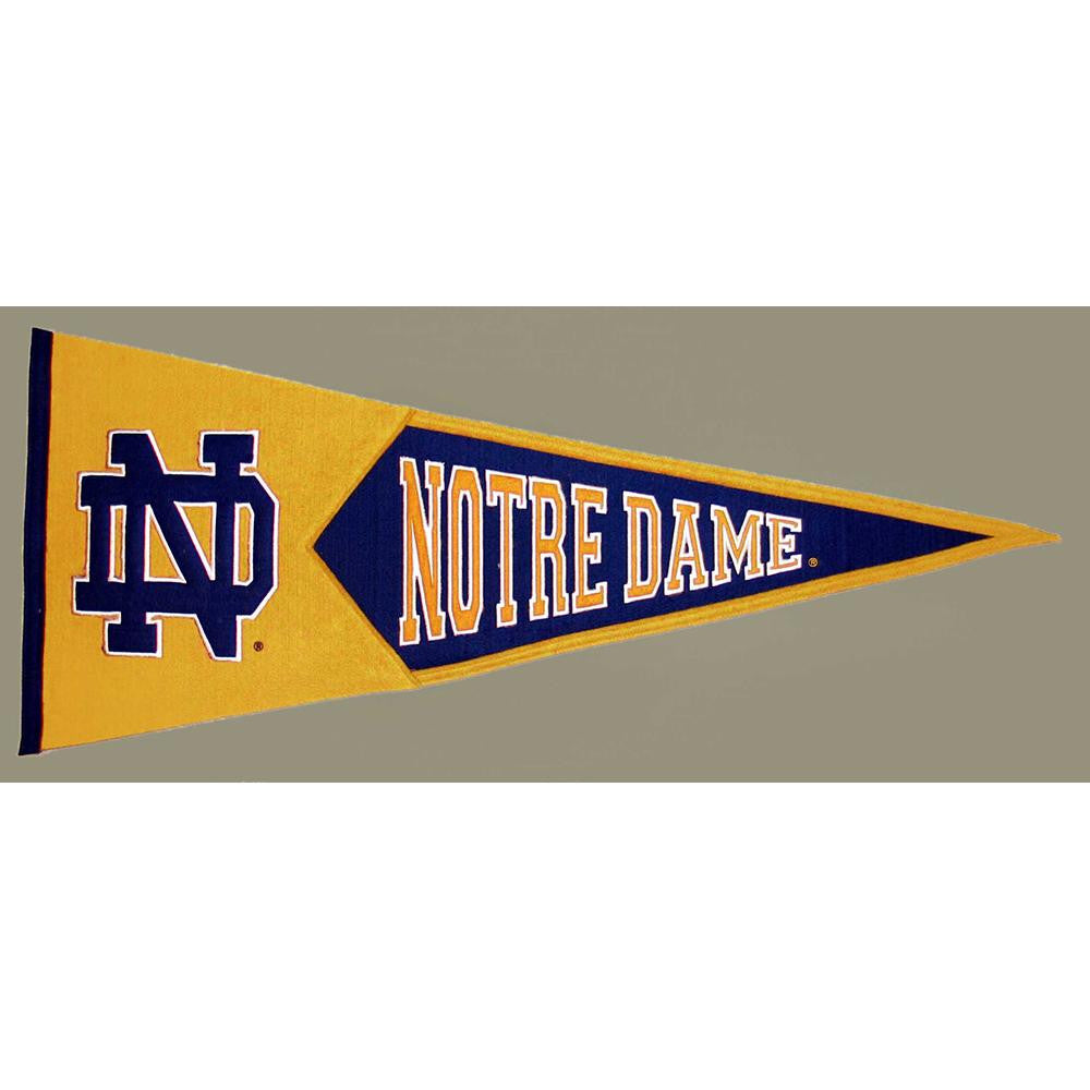 Notre Dame Fighting Irish Ncaa "traditions" Pennant (13"x32")