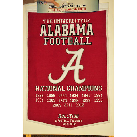 Alabama Crimson Tide Ncaa "dynasty" Banner (24"x36")