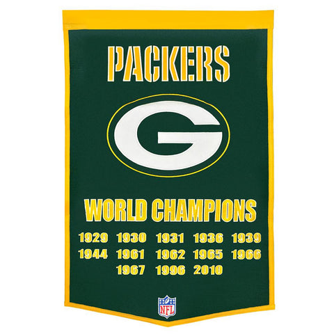Green Bay Packers NFL Dynasty Banner (24x36)