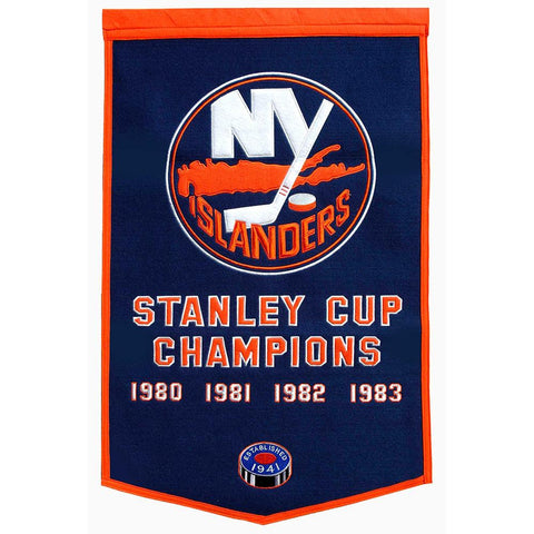 New York Islanders NHL Dynasty Banner (24x36)