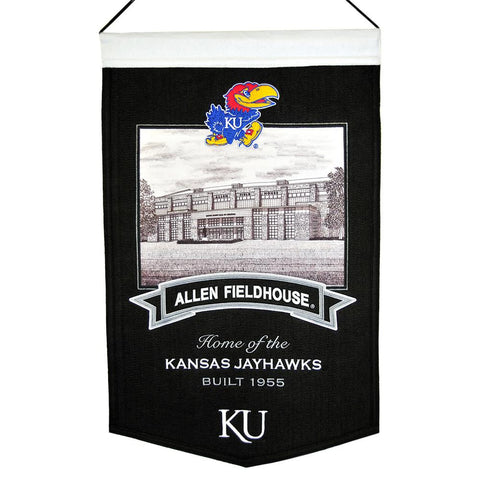 Kansas Jayhawks Ncaa Allen Fieldhouse "stadium" Banner (20"x15")