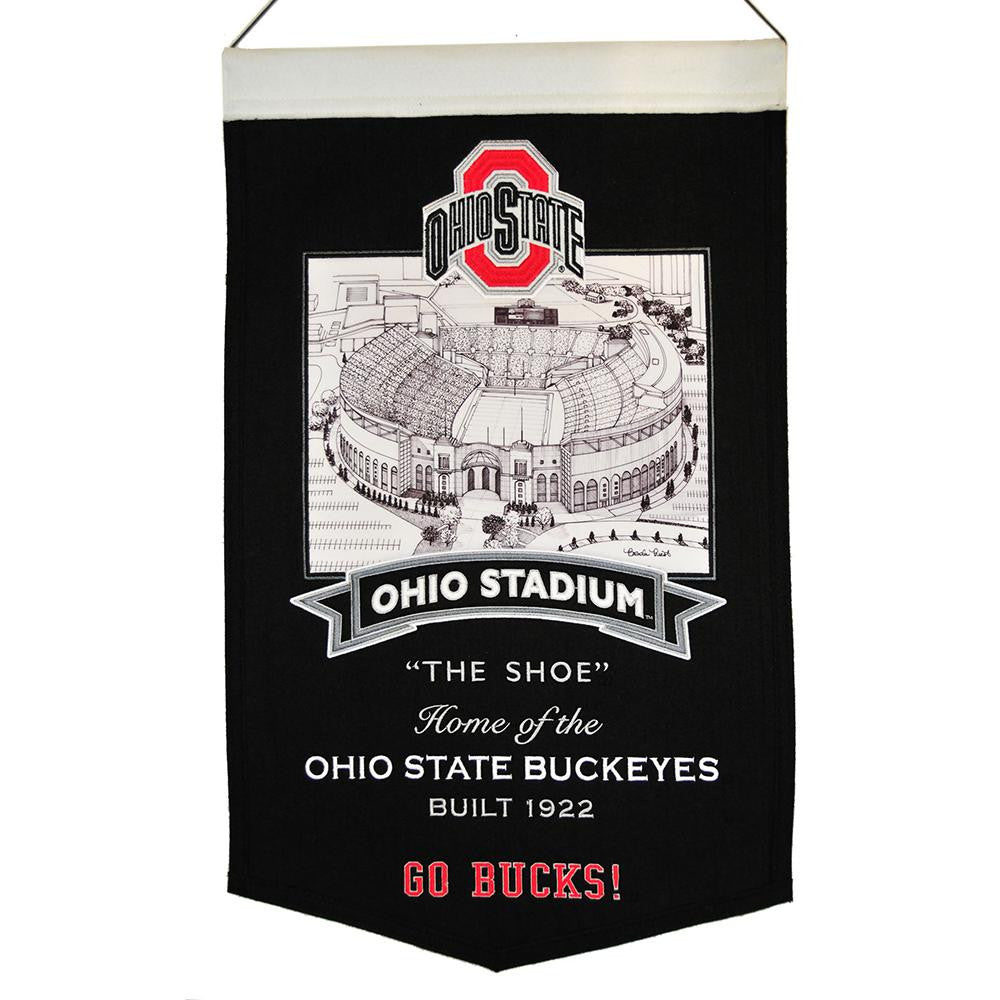 Ohio State Buckeyes Ncaa Ohio Stadium "stadium" Banner (20"x15")