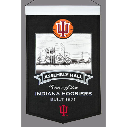 Indiana Hoosiers Ncaa Indiana Assembly Hall "stadium" Banner (20"x15")