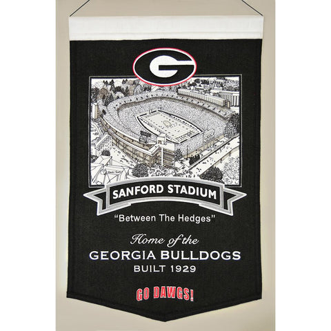 Georgia Bulldogs Ncaa Georgia Stadium "stadium" Banner (20"x15")